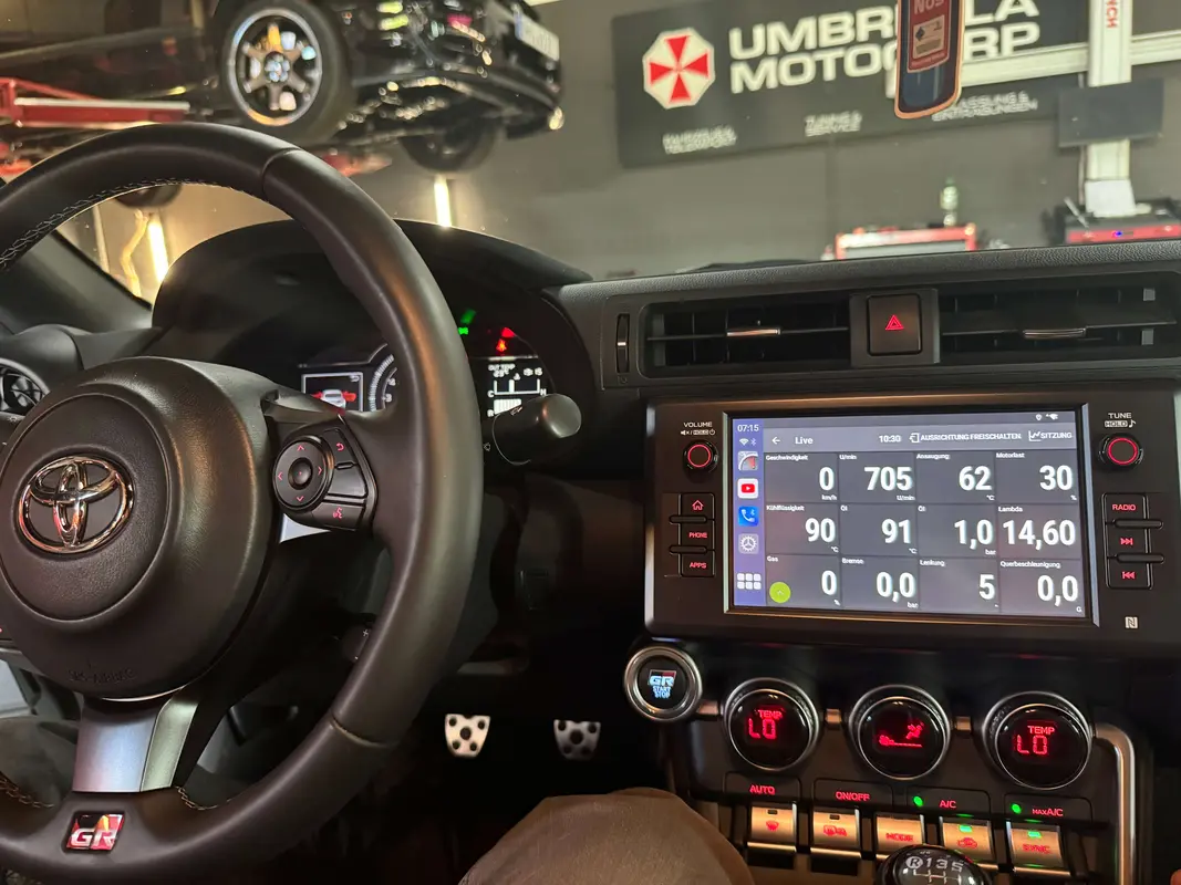 Multimedia- & Monitoring Upgrade für Toyota GR86 und Subaru BRZ